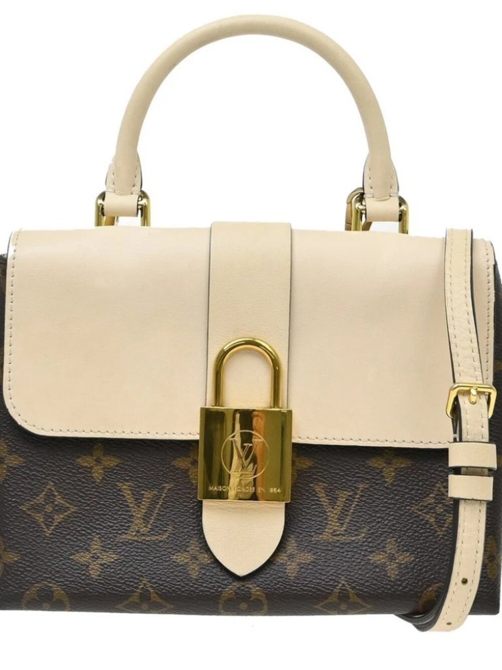 LOUIS VUITTON MONOGRAM ROCKY BB 2WAY HANDBAG